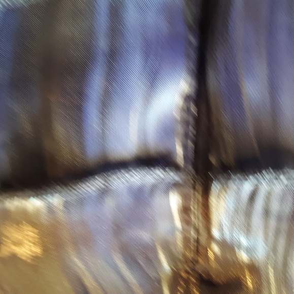 KM Collections by Milla Bell, size 16 Blouse/Top, purple/gold - Picture 8 of 8